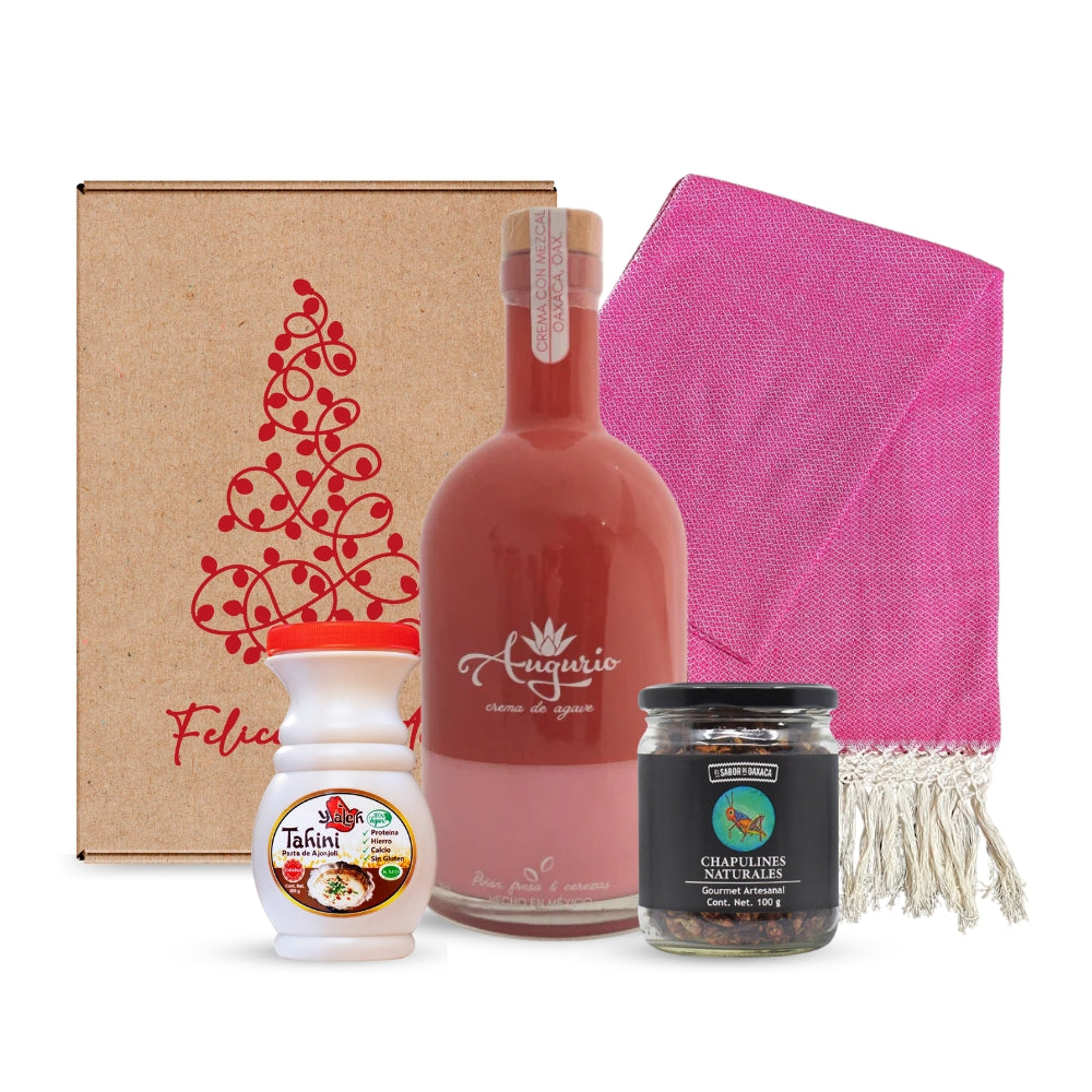 Regalo Navideño - Set Especial con Crema de Agave y 3 Productos Gourmet Locales Artesanales | Todo Sano