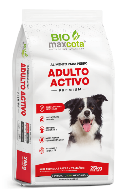 Croquetas Para Perro Adulto Activo 25 KG | BIOMAXCOTA