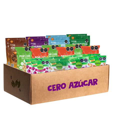 Cero Azúcar - 22 botanas | Nutriwell, Smart Bites y Almond Love