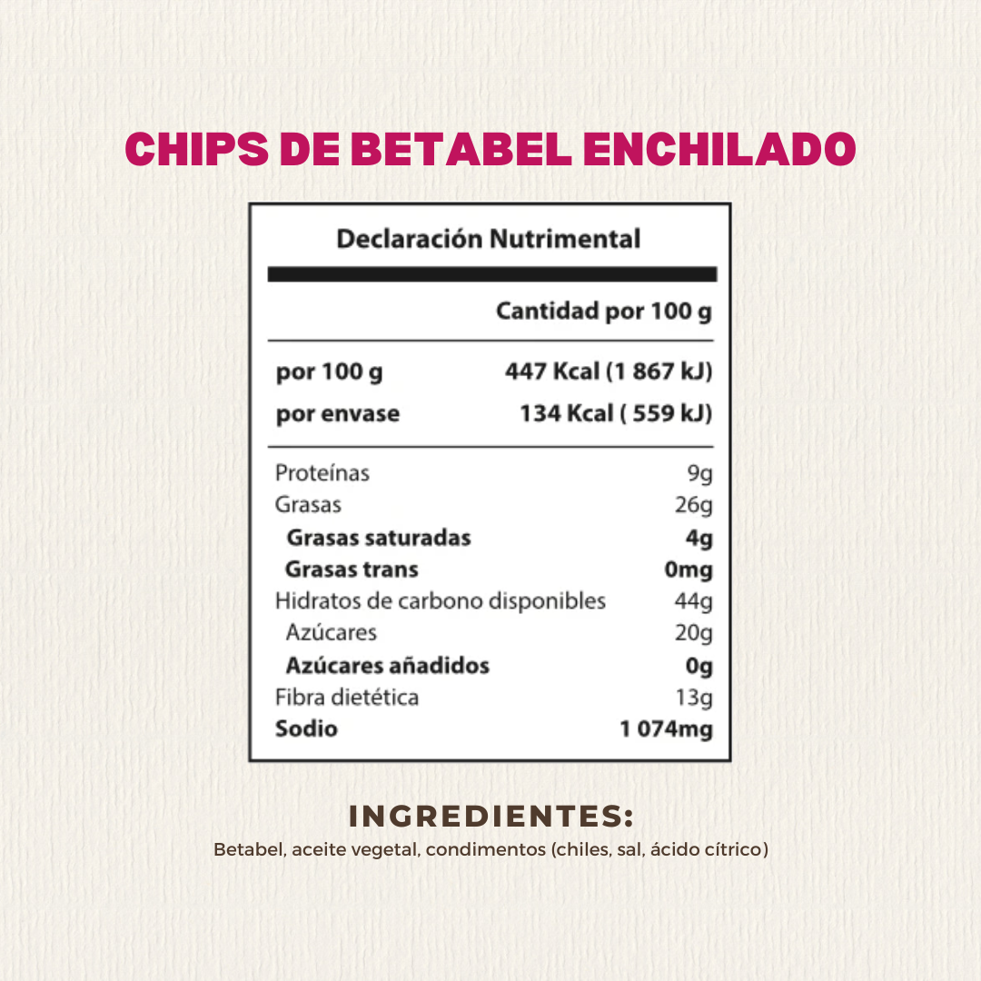 Chips de Betabel Enchilado 30 GR | Smart Bites