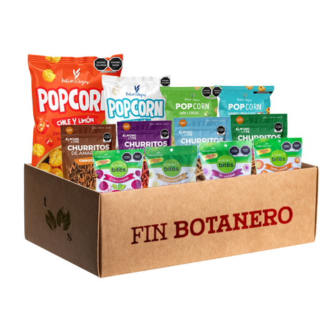 Pack Fin Botanero 12 Botanas | Origins Nature, Smart Bites y Almond Love