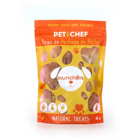 Munchers De Pechuga de Pollo 90 GR | Pet & Chef