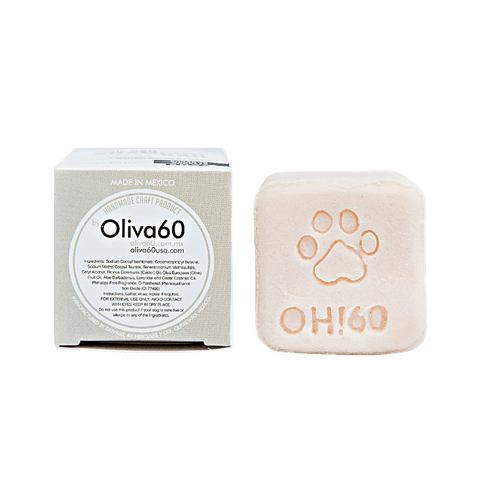 Shampoo en Barra para Mascotas de Lavanda, Vainilla y Cedro 100 GR | Oliva60