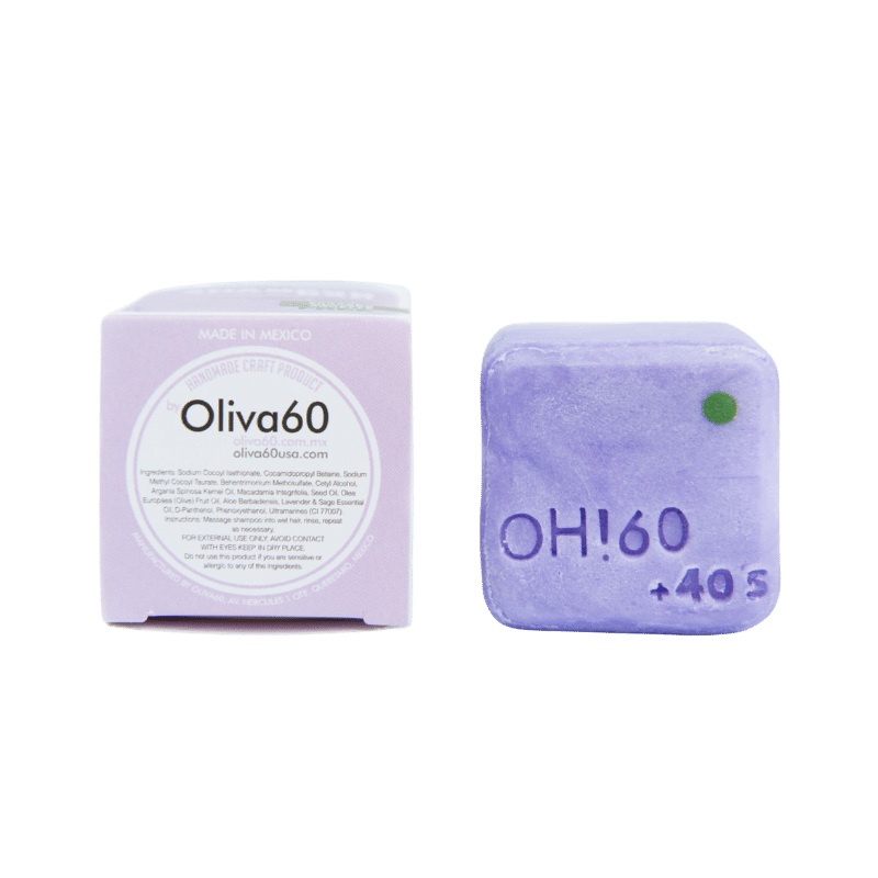 Shampoo en Barra de Salvia y Lavanda 100 GR | Oliva60