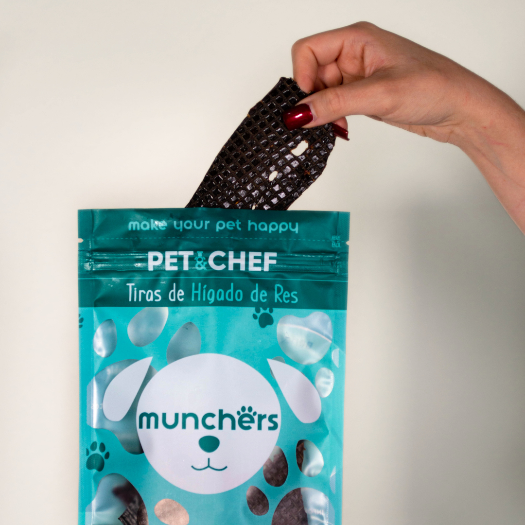 Munchers De Hígado De Res 120 GR | Pet & Chef