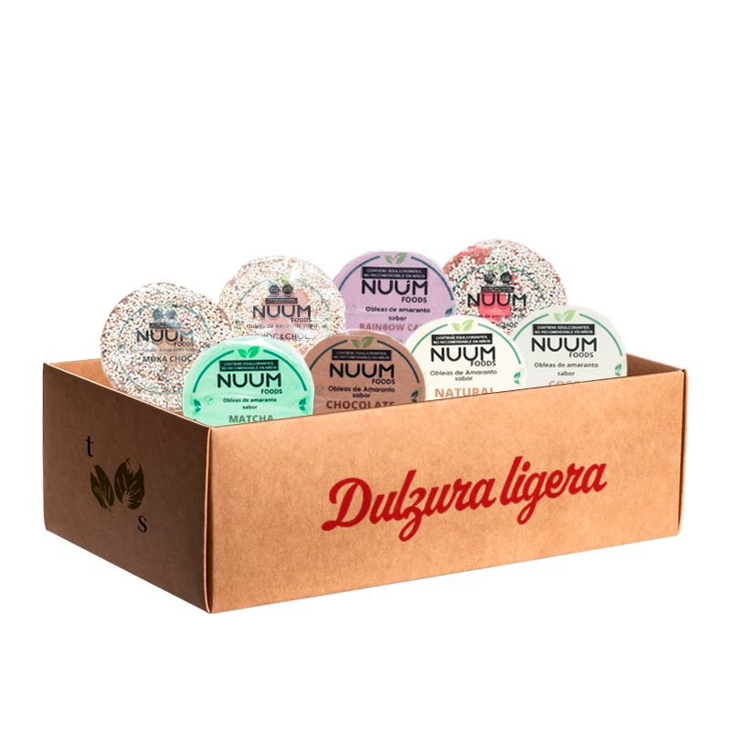 Dulzura ligera - 8 obleas  | Nuum Foods